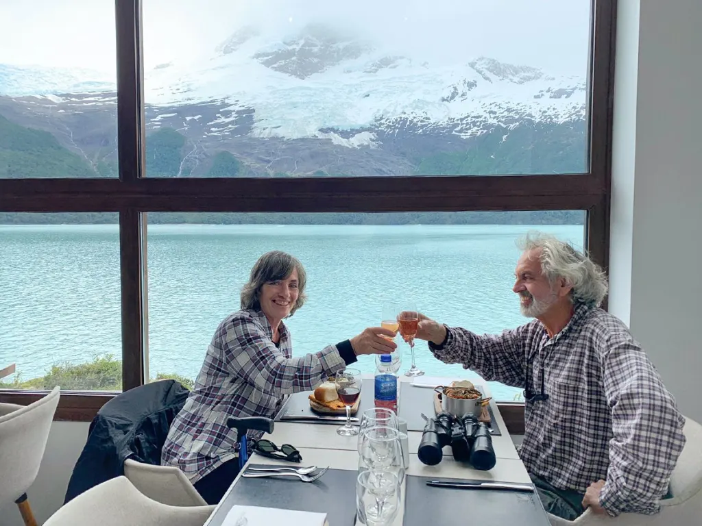 Janice & Paul Laevens on their trip