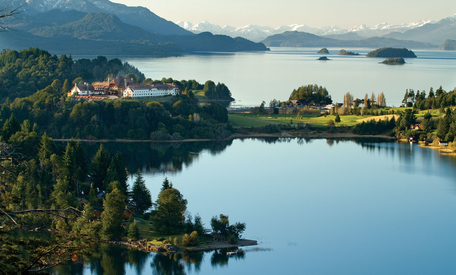 Llao Llao among Patagonian lakes and mountains